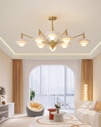 Alora Chandelier Copper Nordic Layers