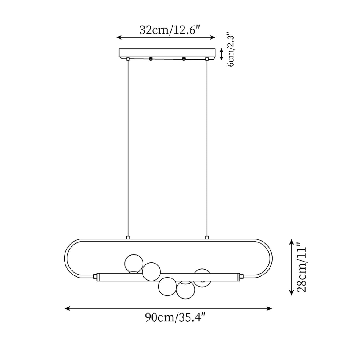 Ardin Modern Chandelier - image 4