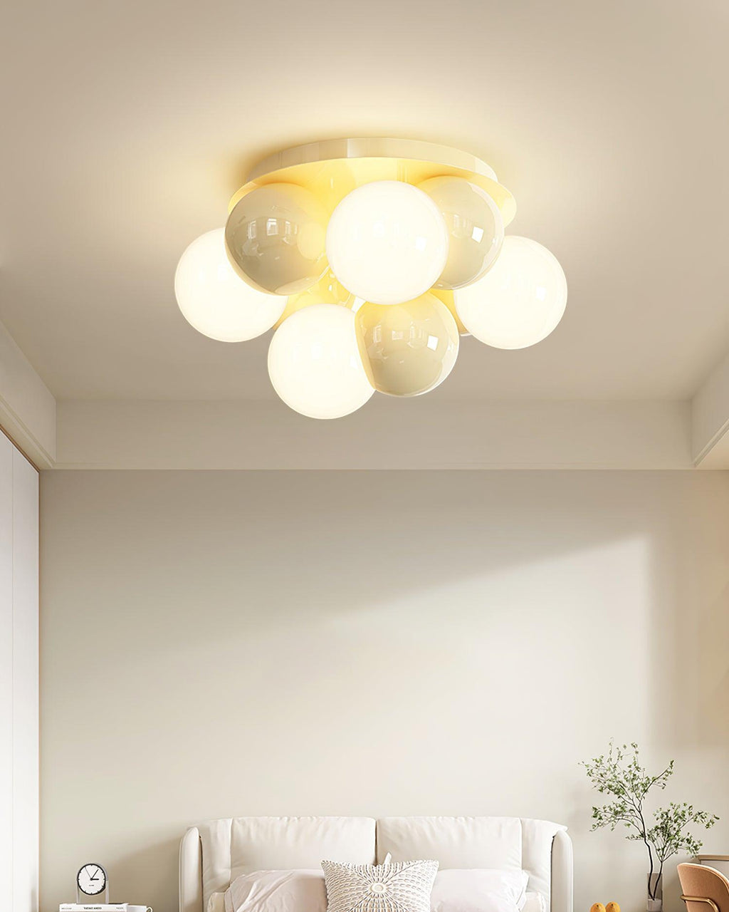 Ceiling Light Body Acrylic Bubbles Modern Minimalist