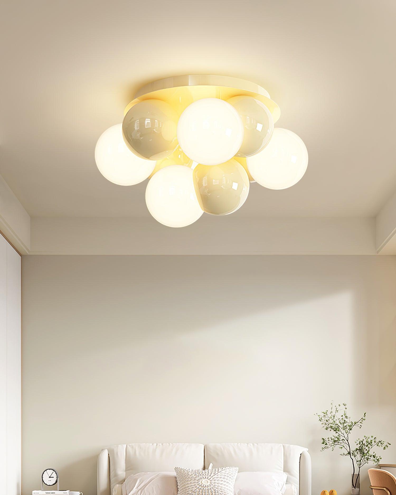 Ceiling Light Body Acrylic Bubbles Modern Minimalist