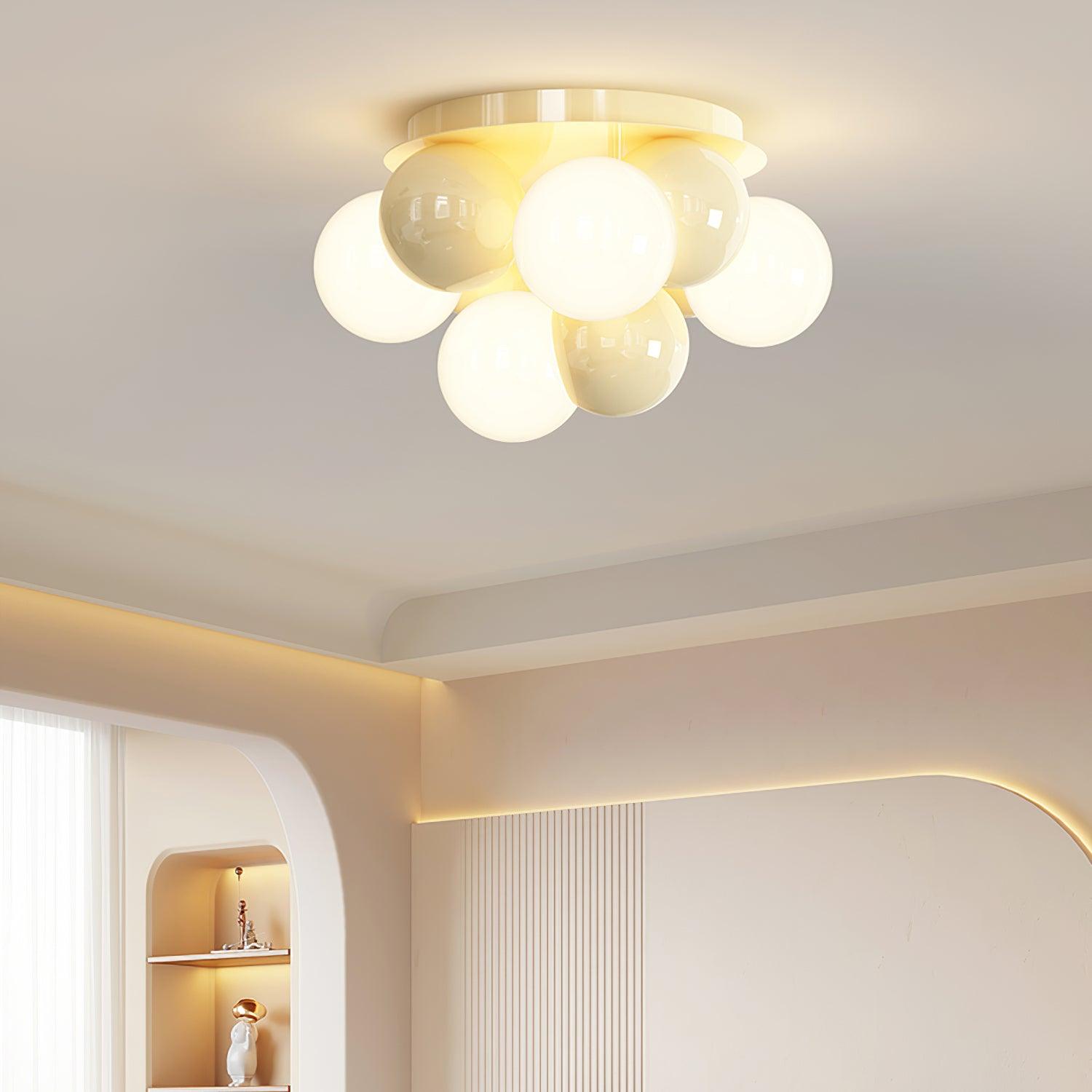 Ceiling Light Body Acrylic Bubbles Modern Minimalist