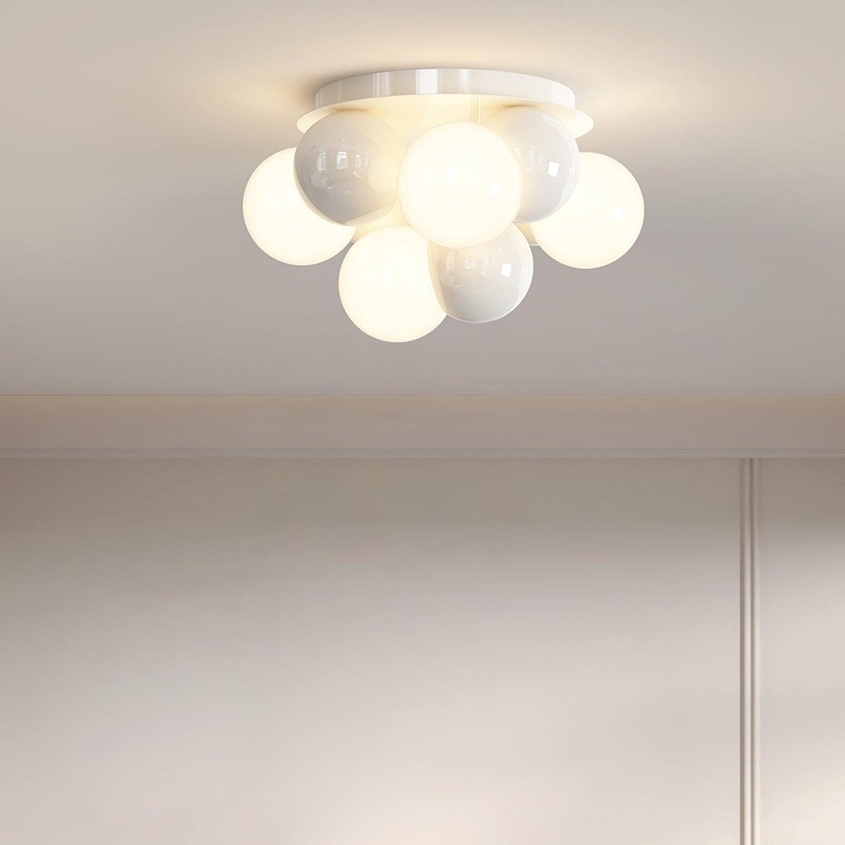 Ceiling Light Body Acrylic Bubbles Modern Minimalist