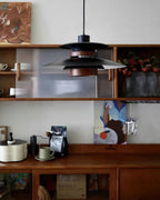 Solara Pendant Lamp Wood Layered Shade Nordic Dining