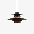 Solara Pendant Lamp Wood Layered Shade Nordic Dining
