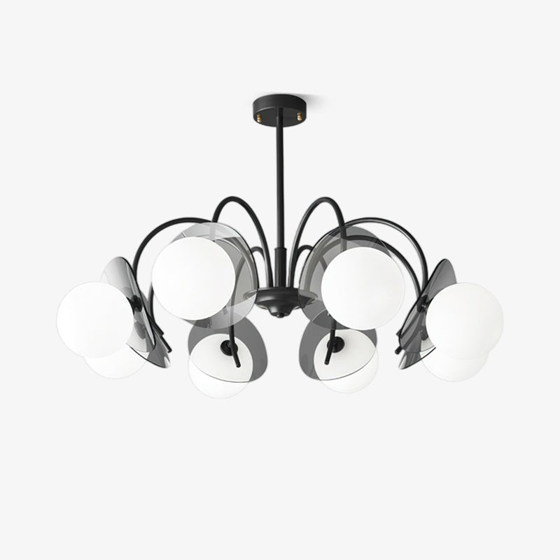 Aurora Chandelier Globe Arm Sculptural