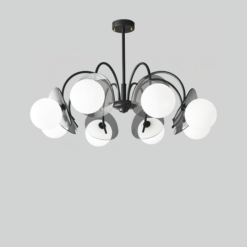 Aurora Chandelier Globe Arm Sculptural