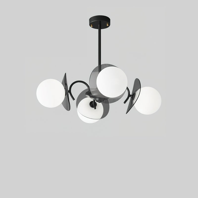 Aurora Chandelier Globe Arm Sculptural