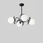 Aurora Chandelier Globe Arm Sculptural
