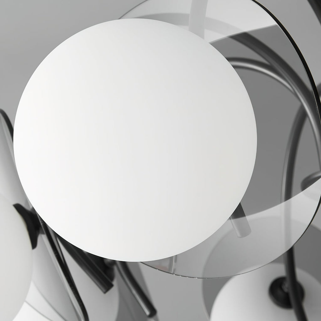 Aurora Chandelier Globe Arm Sculptural