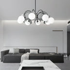 Aurora Chandelier Globe Arm Sculptural