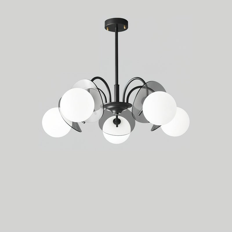 Aurora Chandelier Globe Arm Sculptural