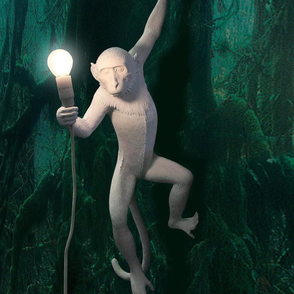 Acoustic Art Unique Monkey Resin Wall Lamp