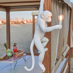 Acoustic Art Unique Monkey Resin Wall Lamp