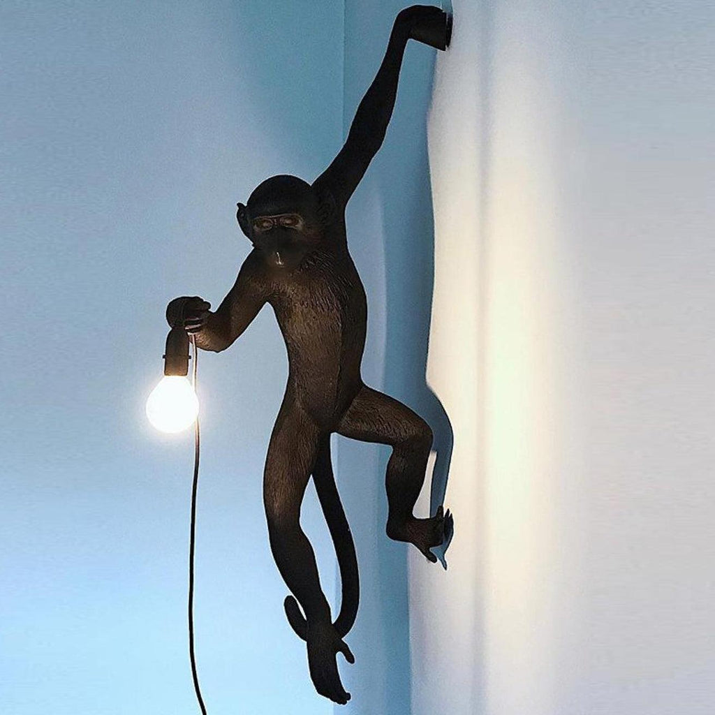 Acoustic Art Unique Monkey Resin Wall Lamp
