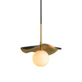 Zaraeen Modern Minimalist Brass Alabaster Pendant Light