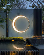 Zathee Circular LED Outdoor Wall Light