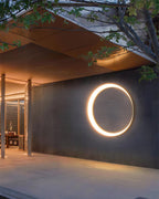 Zathee Circular LED Outdoor Wall Light