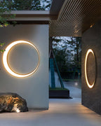 Zathee Circular LED Outdoor Wall Light