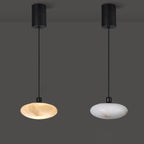 Cuthean Modern Minimalist Brass Alabaster Pendant Lamp