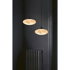 Cuthean Modern Minimalist Brass Alabaster Pendant Lamp