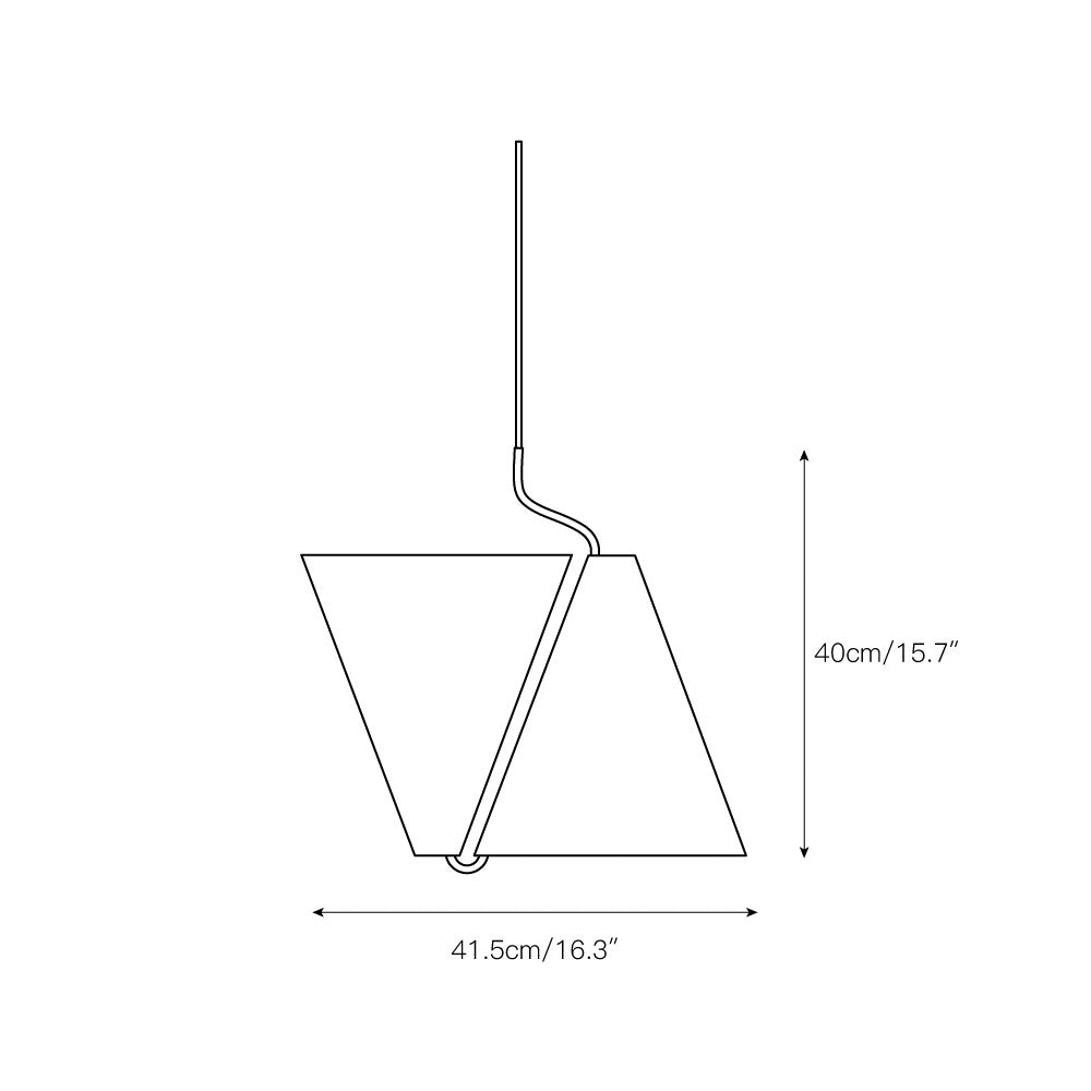 Covarir Modern Minimalist Brass Pendant Lamp