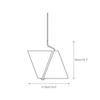 Covarir Modern Minimalist Brass Pendant Lamp
