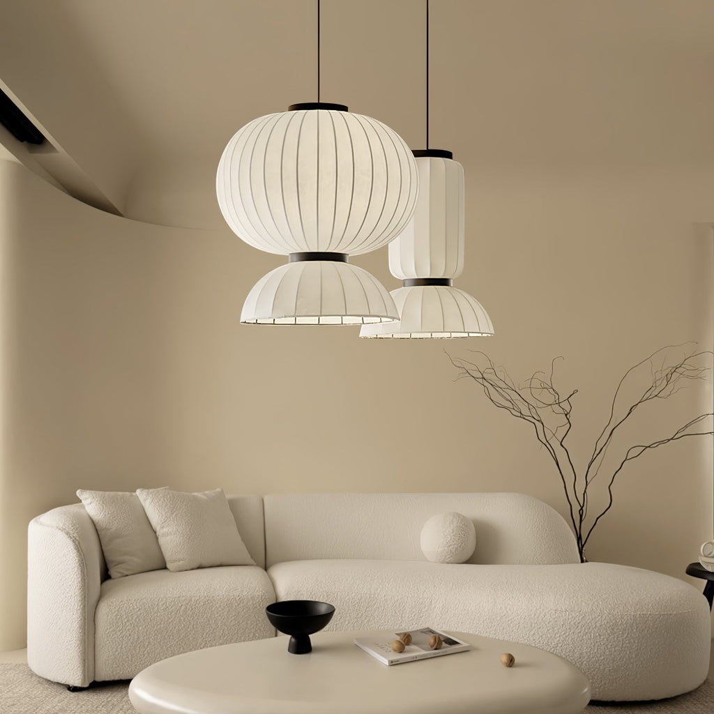 Eurzorion Silk Lantern Pendant Light