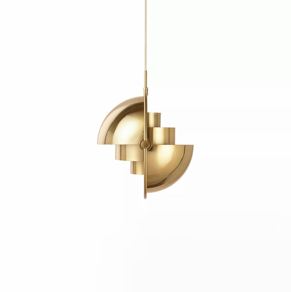 Lustra Pendant Lamp Deformed Ball Golden