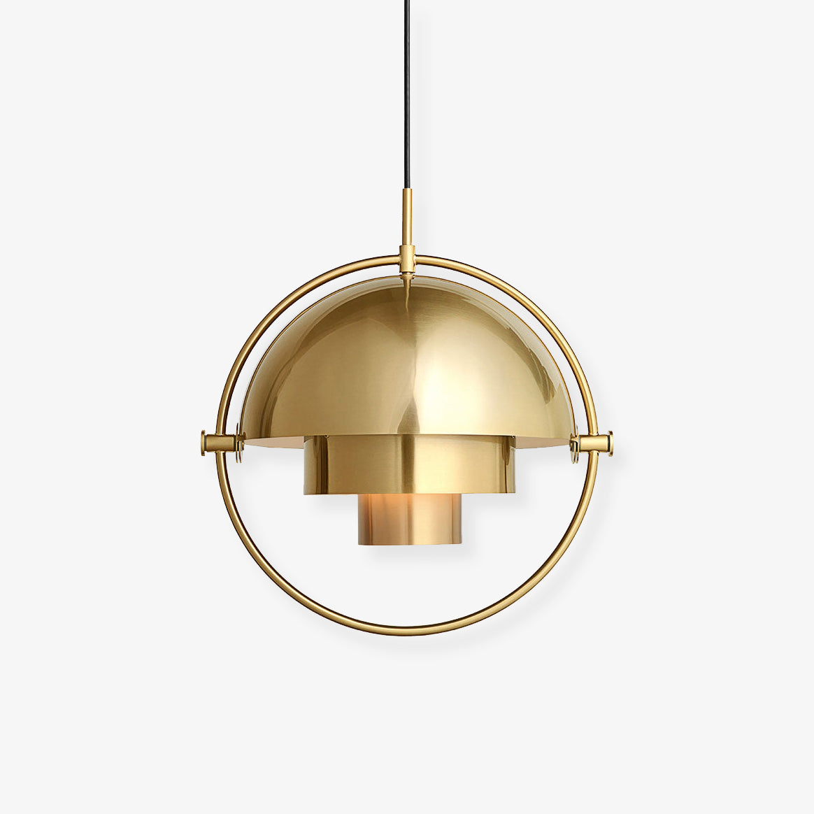 Lustra Pendant Lamp Deformed Ball Golden