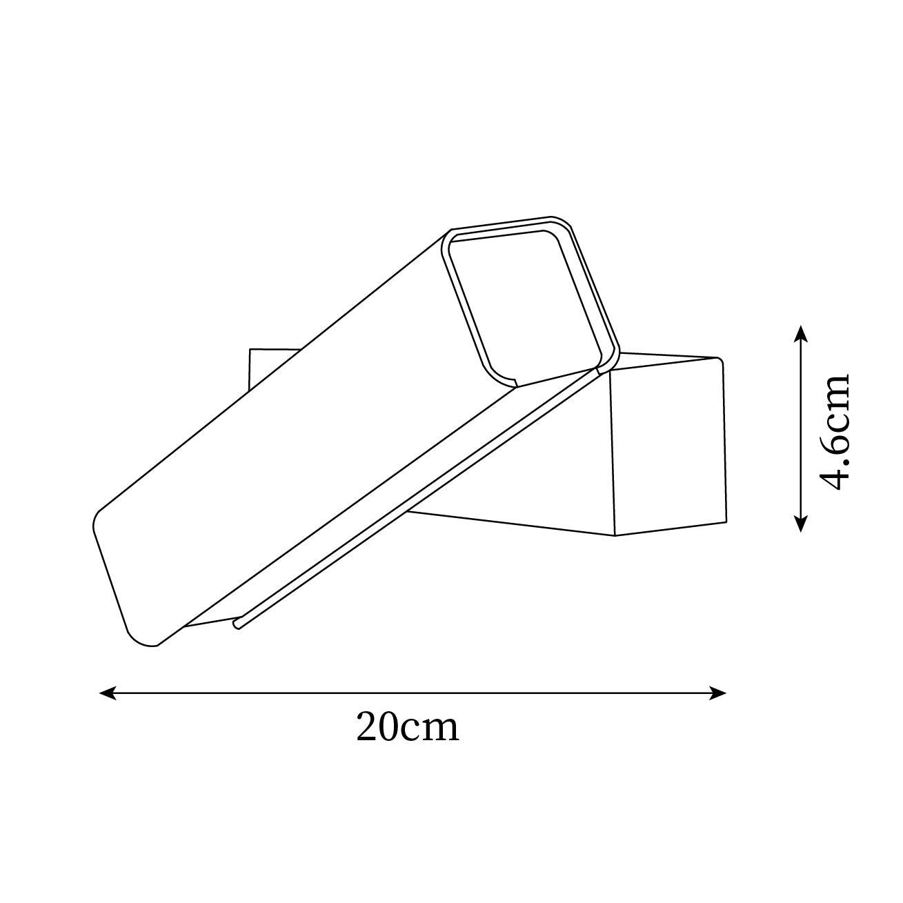 Wall Lamp Adjustable Aluminum Light for Bedroom and Living Room