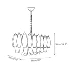 Ardoriel Postmodern Luxury Poliedri Alabaster Chandelier