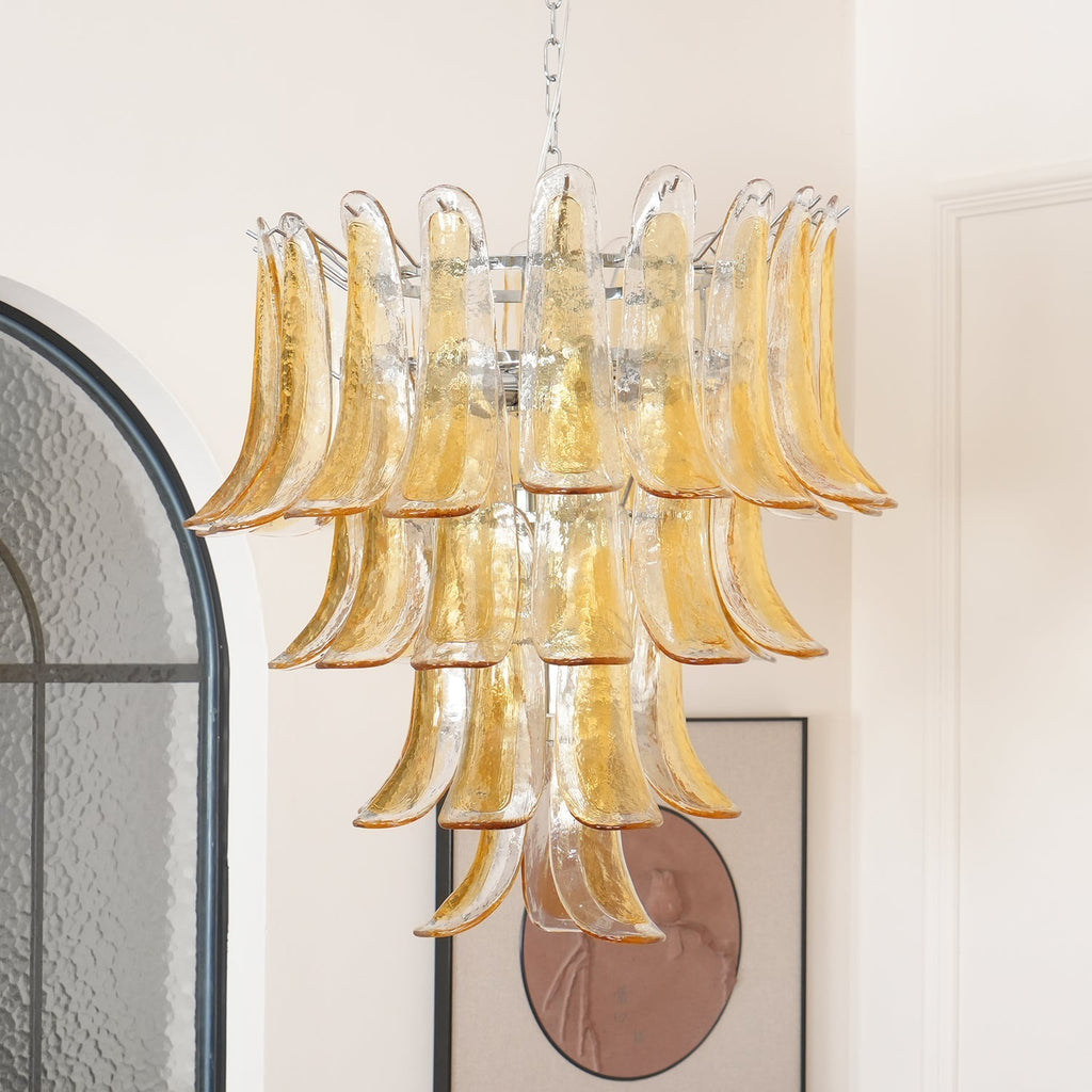 Kristy Layered Glass Chandeliers