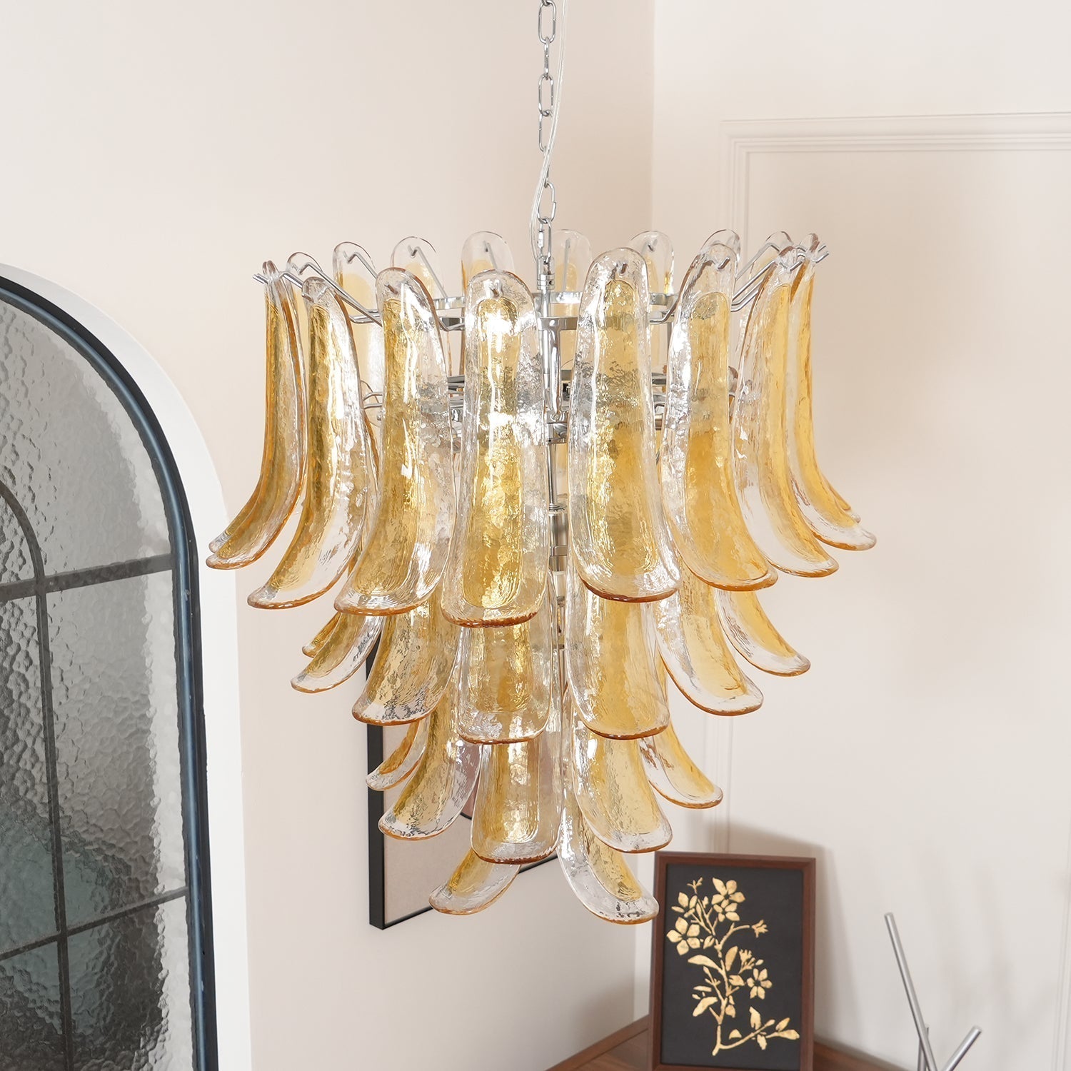 Kristy Layered Glass Chandeliers