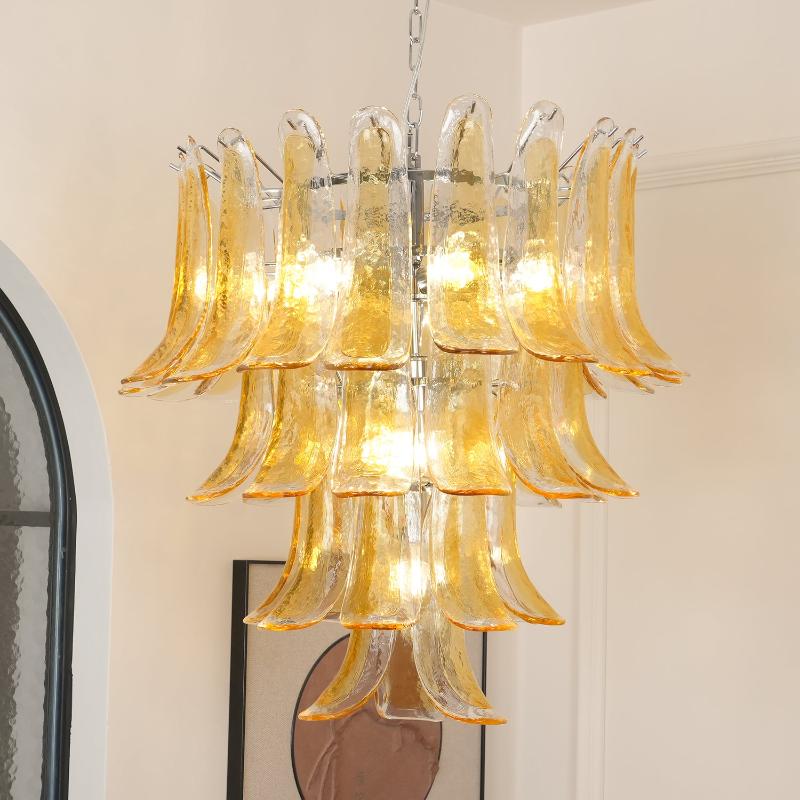 Kristy Layered Glass Chandeliers