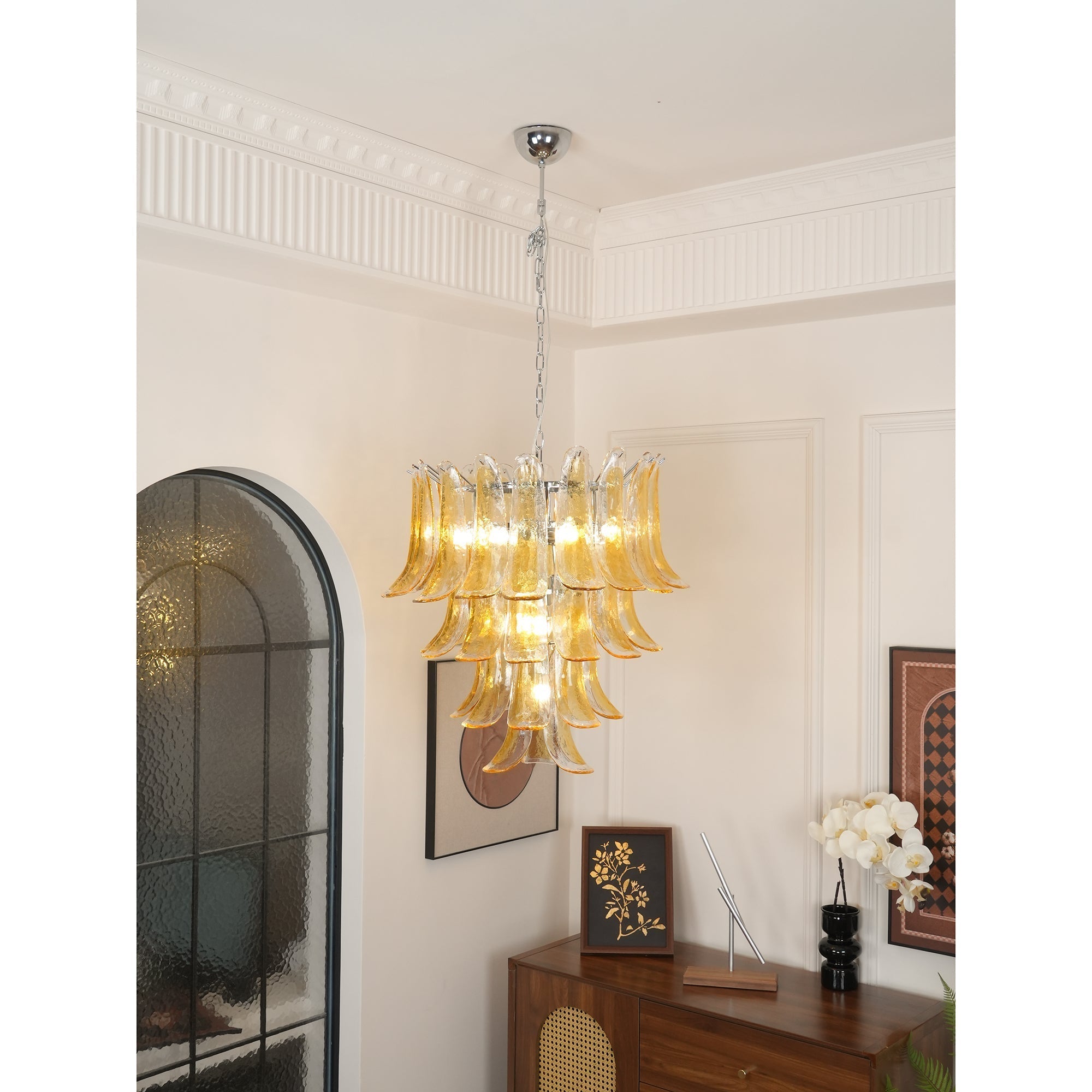 Orshaan Postmodern Luxury Glass Chandelier