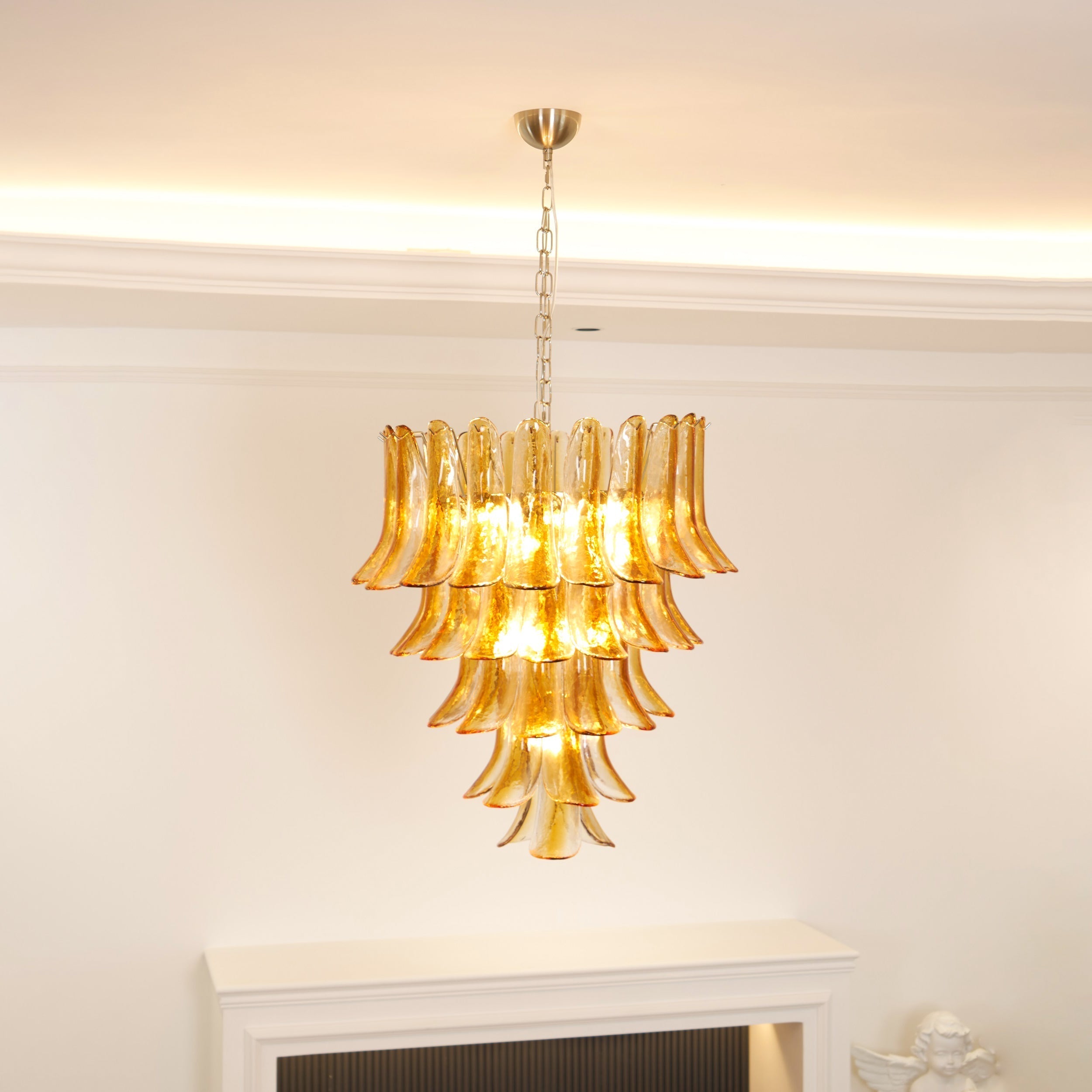 Kristy Layered Glass Chandeliers