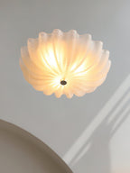 Aurora Ceiling Lamp Murano Blown Glass Shell Inspired