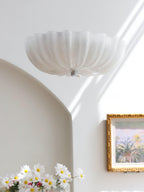Aurora Ceiling Lamp Murano Blown Glass Shell Inspired