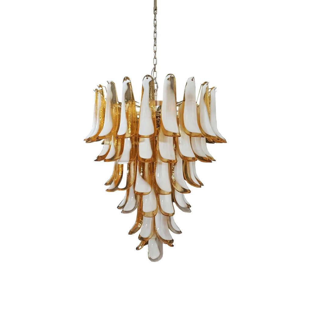 Alsorisra Postmodern Luxury Petal Glass Chandelier
