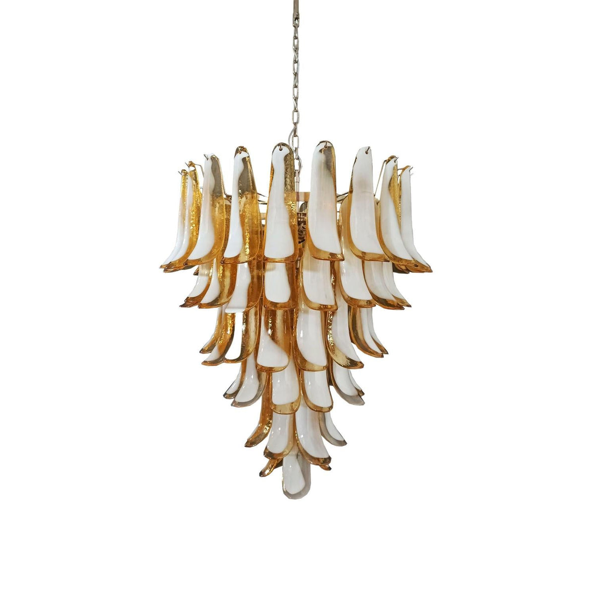 Alsorisra Postmodern Luxury Petal Glass Chandelier