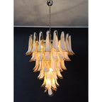 Alsorisra Postmodern Luxury Petal Glass Chandelier
