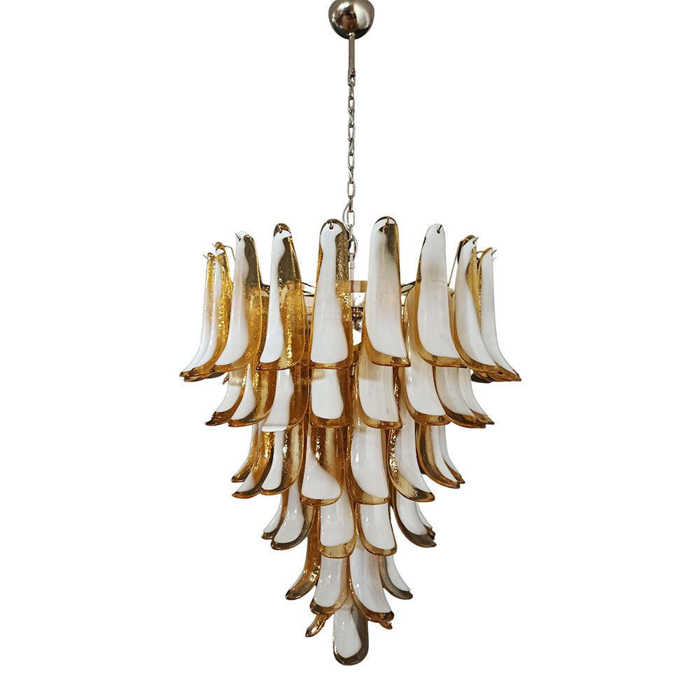 Alsorisra Postmodern Luxury Petal Glass Chandelier