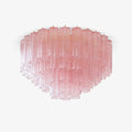 Aurora Ceiling Lamp Murano Pink Glass Vintage