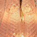 Aurora Chandelier Pink Dewdrop Cascading Romantic