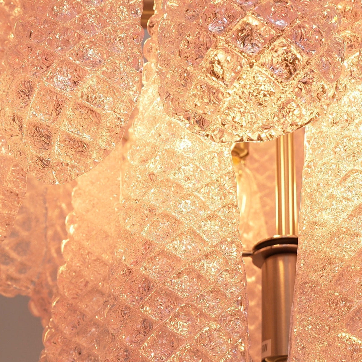 Aurora Chandelier Pink Dewdrop Cascading Romantic