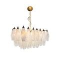 Ardoriel Postmodern Luxury Poliedri Alabaster Chandelier