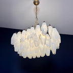 Ardoriel Postmodern Luxury Poliedri Alabaster Chandelier