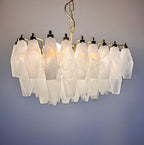 Ardoriel Postmodern Luxury Poliedri Alabaster Chandelier