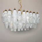 Ardoriel Postmodern Luxury Poliedri Alabaster Chandelier