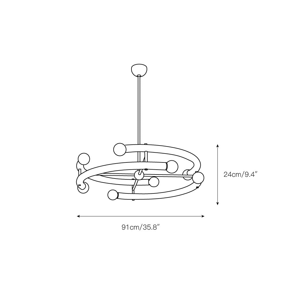 Cunorir Modern Minimalist Chandelier